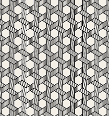 Рулонные шторы с рисунком Геометрия Divino DelDecor Лен Макси LRB-0195